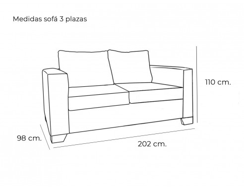 CONJUNTO SOFÁS 2 + 3 PLAZAS MODELO...