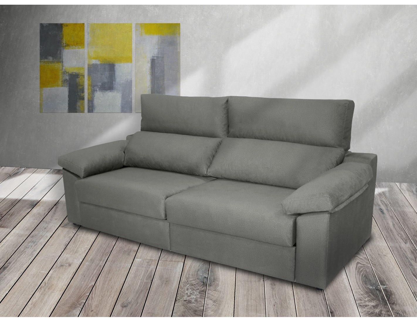 Conjunto de sofás de dos y tres plazas mod. Tallín. Los mejores sofás  baratos online.