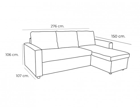 CHAISELONGUE MODELO OSTENDE SOFASS®