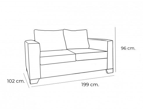 SOFA CAMA SISTEMA ITALIANO MOD....