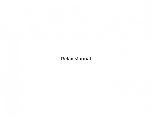 SILLÓN RELAX MANUAL O A MOTOR MOD....