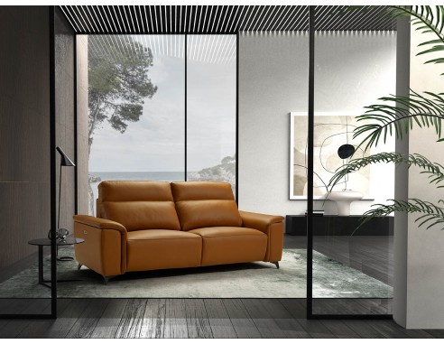 SOFÁ EN PIEL AUTÉNTICA O TELA CON...