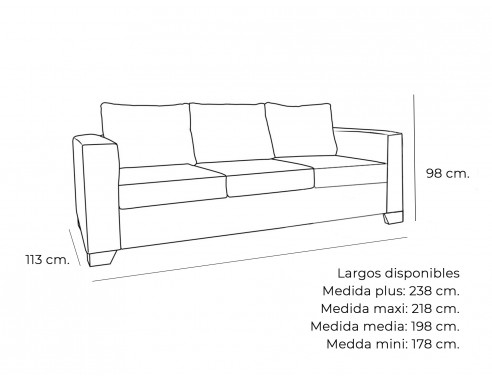 SOFÁ FIJO, CHAISELONGUE O RINCONERA... SOFÁ FIJO, CHAISELONGUE O RINCONERA...