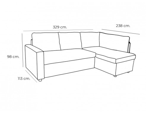 SOFÁ FIJO, CHAISELONGUE O RINCONERA... SOFÁ FIJO, CHAISELONGUE O RINCONERA...