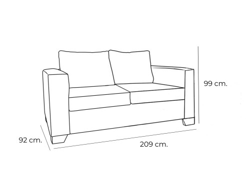 SOFA CAMA CLIC CLAC MOD. PRINCE...