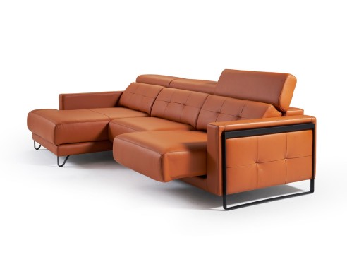 SOFÁ O CHAISELONGUE MODERNO EN TELA O...