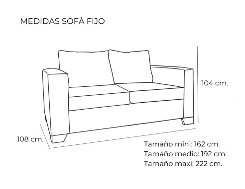 SOFÁ O CHAISELONGUE MODERNO EN TELA O...