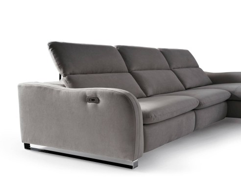 SOFÁ O CHAISELONGUE DE DISEÑO EN TELA...