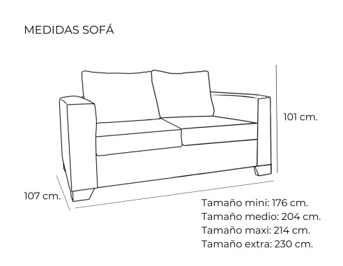 SOFÁ O CHAISELONGUE DE DISEÑO EN TELA...