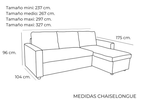 SOFÁ O CHAISELONGUE CONTEMPORANEO...