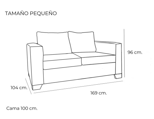 SOFÁ CAMA ESTILO ITALIANO DE DISEÑO...