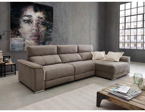 SOFÁ DOS PLAZAS 160 CM. FIJO MODELO...