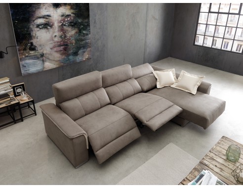 SOFÁ DOS PLAZAS 160 CM. FIJO MODELO...