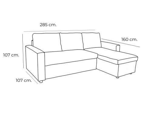 CHAISELONGUE MOD. NITA DE DISEÑO EN...