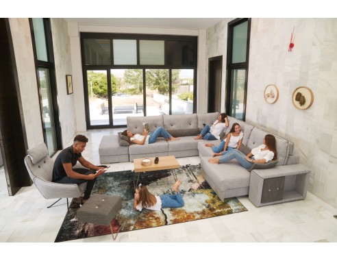 CHAISELONGUE DESLIZANTE ELÉCTRICO CON...