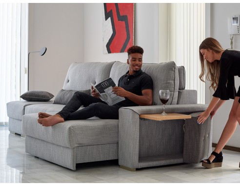 CHAISELONGUE DESLIZANTE ELÉCTRICO CON...