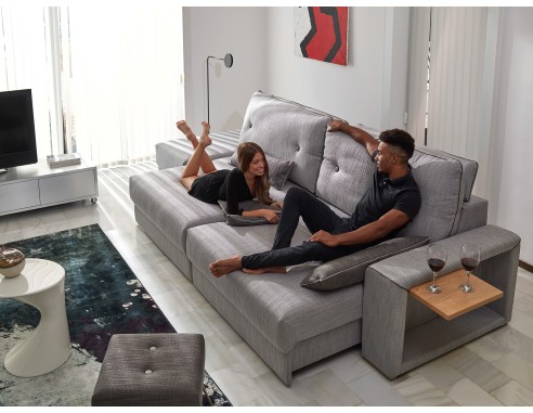 CHAISELONGUE DESLIZANTE ELÉCTRICO CON...