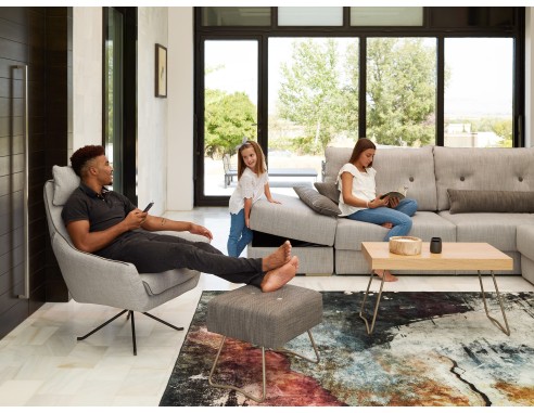 CHAISELONGUE DESLIZANTE ELÉCTRICO CON...