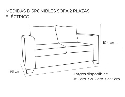 SOFÁ SISTEMA LIFE CON MOTOR MODELO...