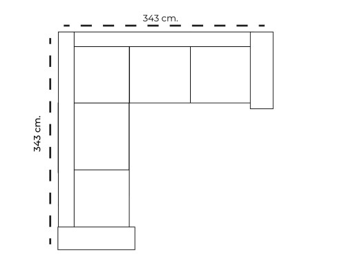 SOFÁ 3 PLAZAS FIJO ALTA GAMA MODELO...