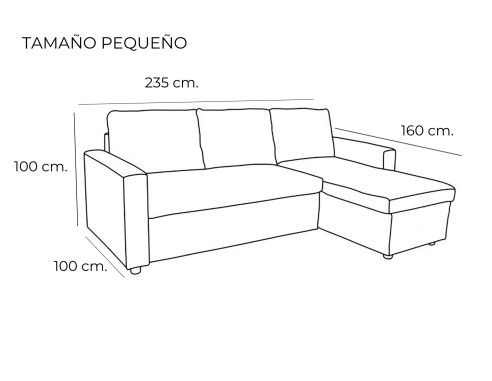 CHAISELONGUE CON PATAS ALTAS DE...