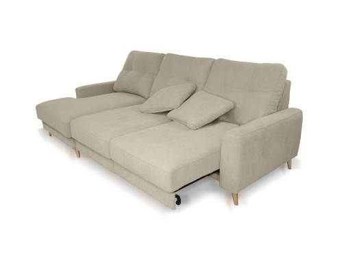 CHAISELONGUE CON ASIENTOS EXTRAIBLES...