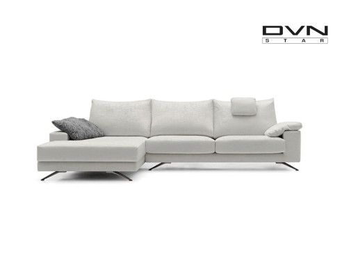 SOFÁ CHAISELONGUE PATAS METÁLICAS...