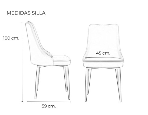 PACK 2X SILLAS MOD. SIENA SOFASS® EN...