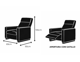 SILLÓN RELAX MANUAL MOD.... 2
