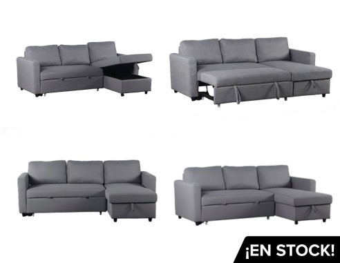 SOFA CHAISELONGUE CAMA REVERSIBLE...