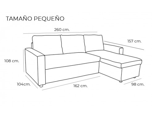 CHAISELONGUE MODELO ARENAL SOFASS®