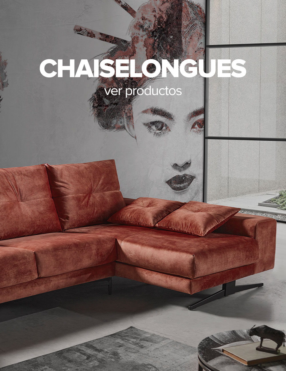 Sofá chaise longue  diseño exclusivo en SOFASS®