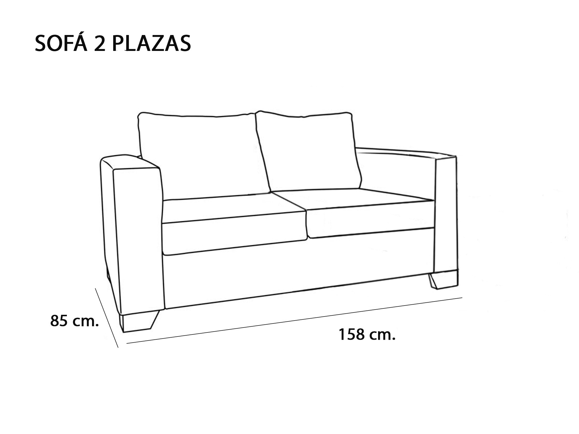 Conjunto sofás 3 + 2 plazas extraíbles con respaldos reclinables