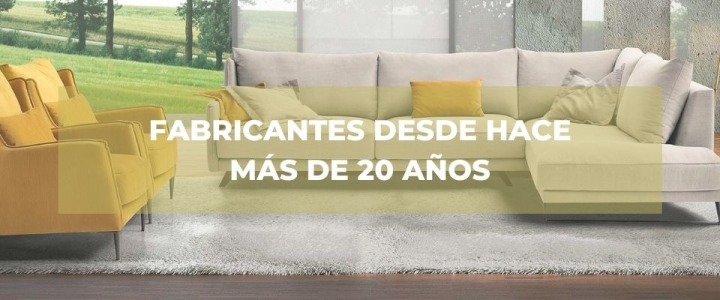 Fabricantes de Sofás y Colchones desde hace más de 20 años, fabricación nacional 100%.